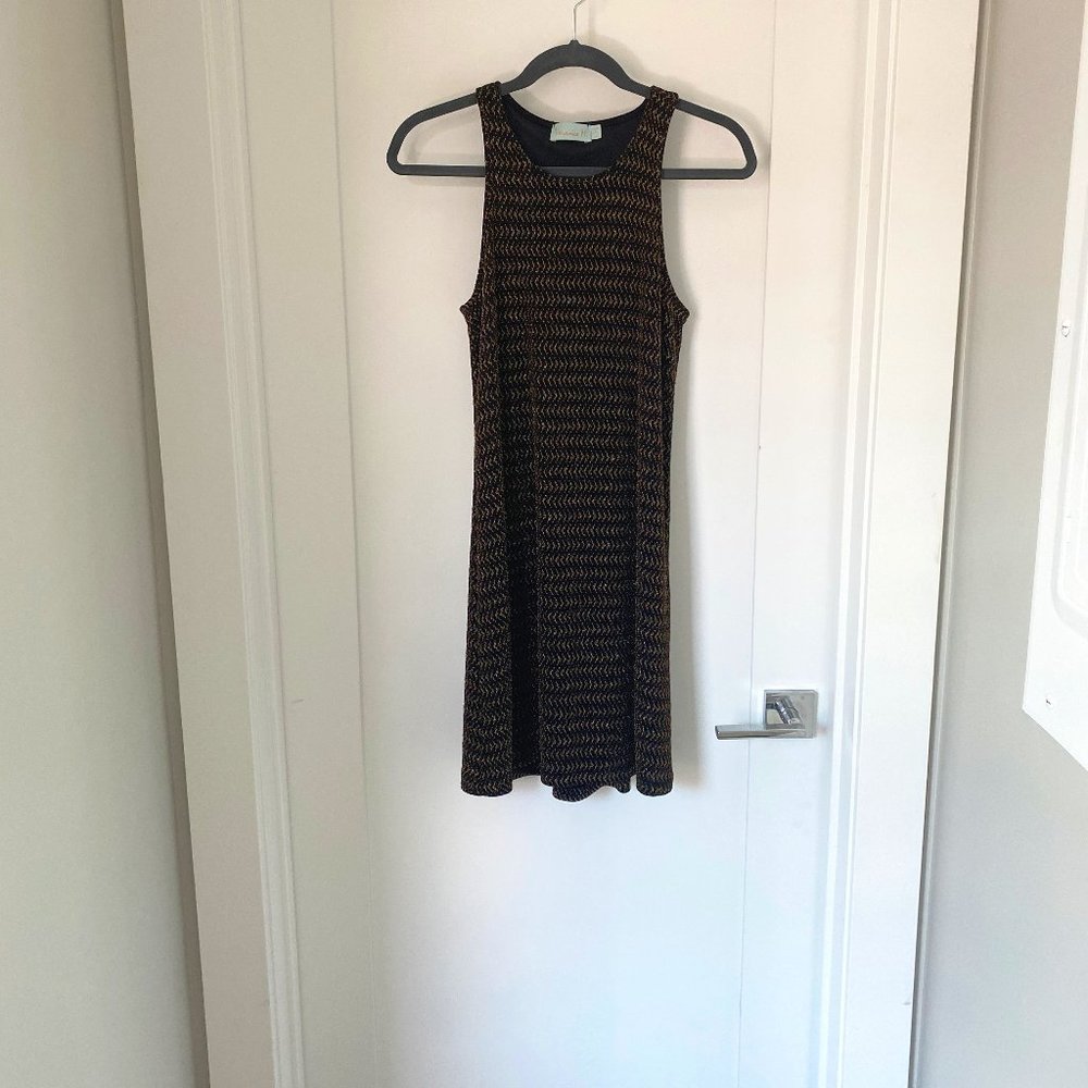 Metallic Evening Dress
